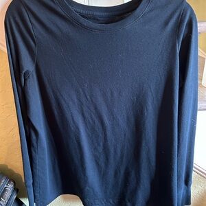 Classic Black Long Sleeve Top